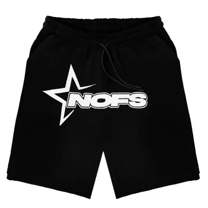 Black NOFS Shorts Black NOFS Shorts