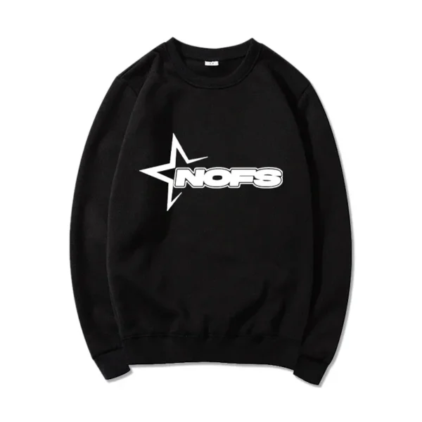 NOFS Casual Warm Sweatshirt Black NOFS Casual Warm Sweatshirt Black