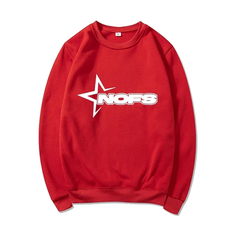 NOFS Casual Warm Sweatshirt Red NOFS Casual Warm Sweatshirt Red