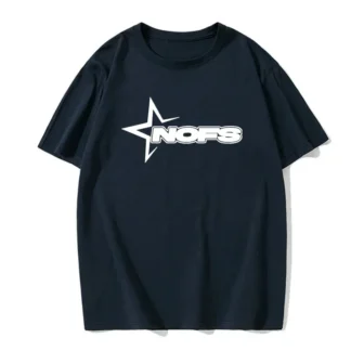 NOFS Navy Casual Summer Cotton T-Shirt