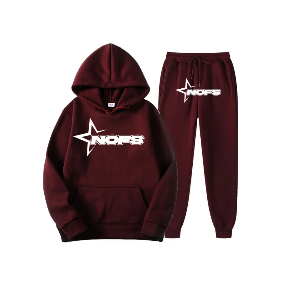 Nofs Tracksuit Maroon Nofs Tracksuit Maroon