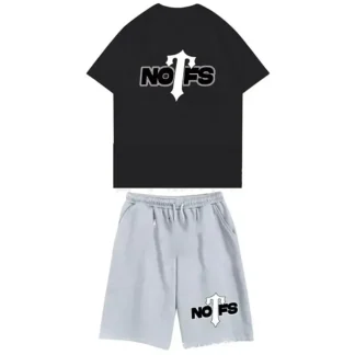 Nofs x Trapstar Summer Suit in Black & Grey