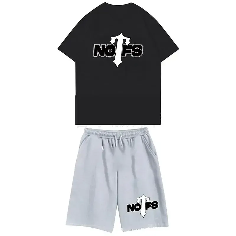 Nofs x Trapstar Summer Suit in Black & Grey Nofs x Trapstar Summer Suit in Black & Grey