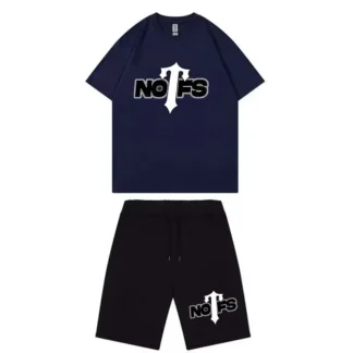 Nofs x Trapstar Summer Suit – Navy and Black