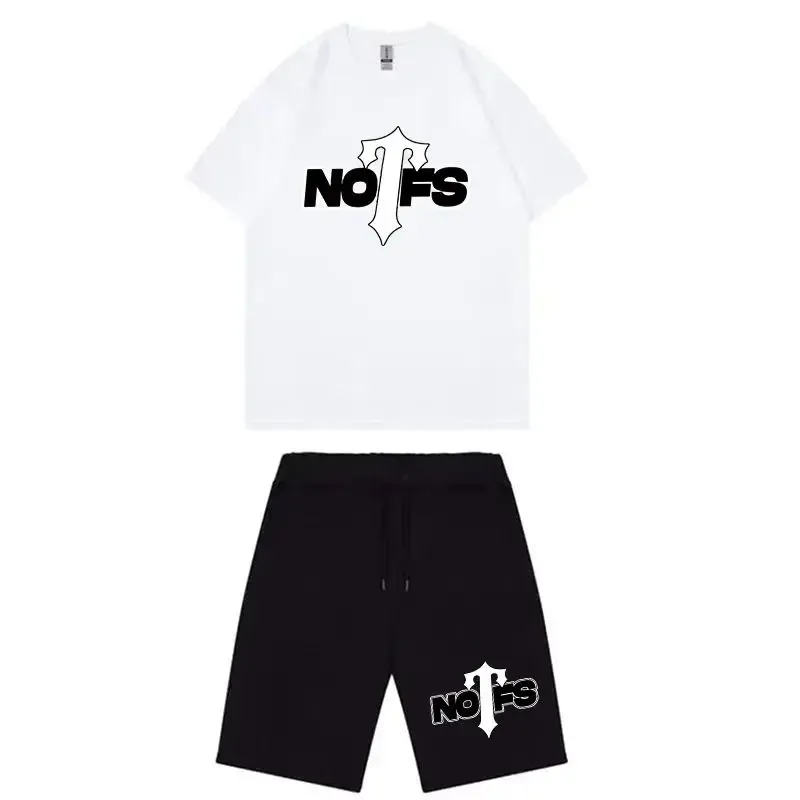 Nofs x Trapstar Summer Suit – White and Black Nofs x Trapstar Summer Suit – White and Black