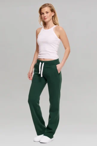 Noneofus Sweatpant Girl Straight leg Varsity Green