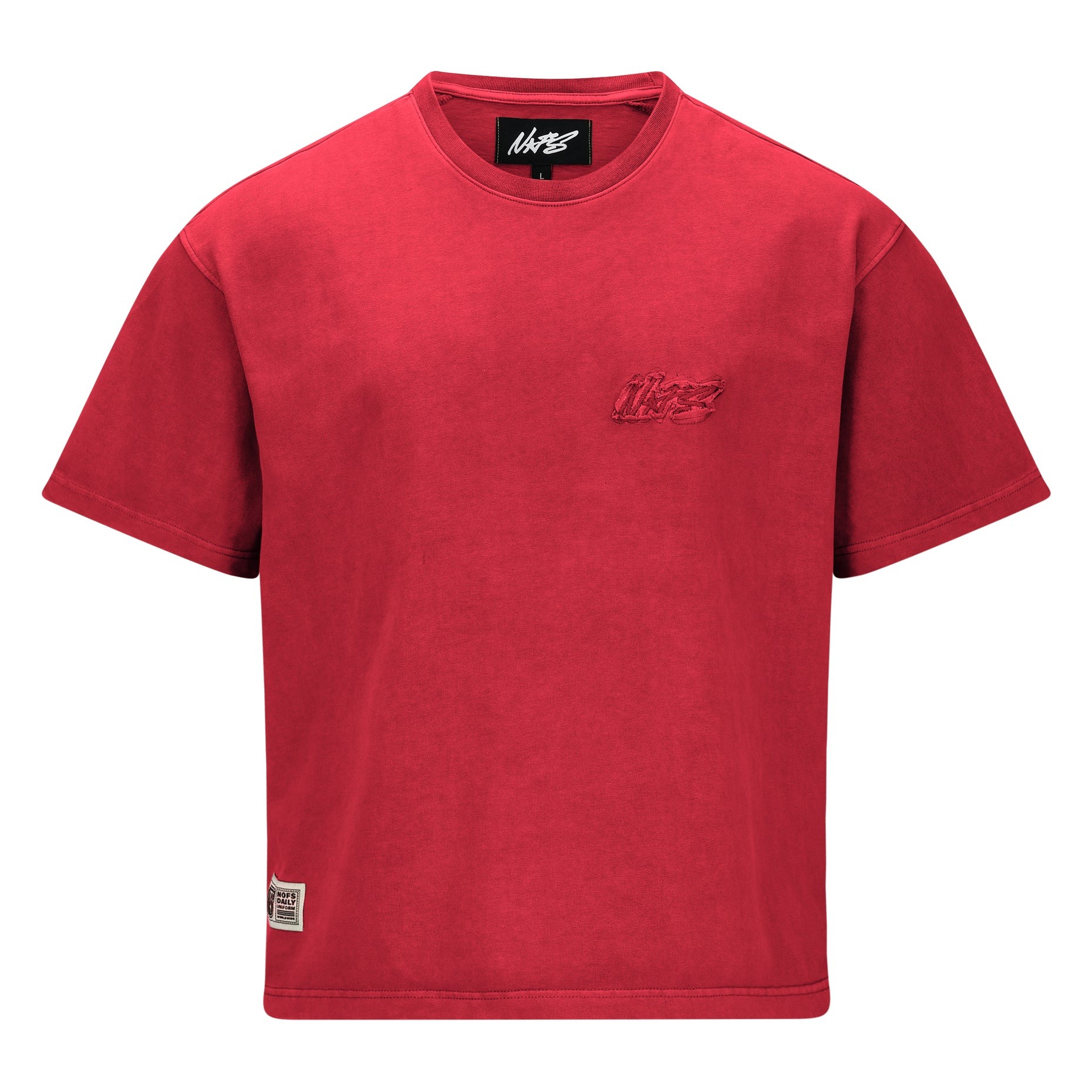 Red Basic Nofs Tshirt Red Basic Nofs Tshirt