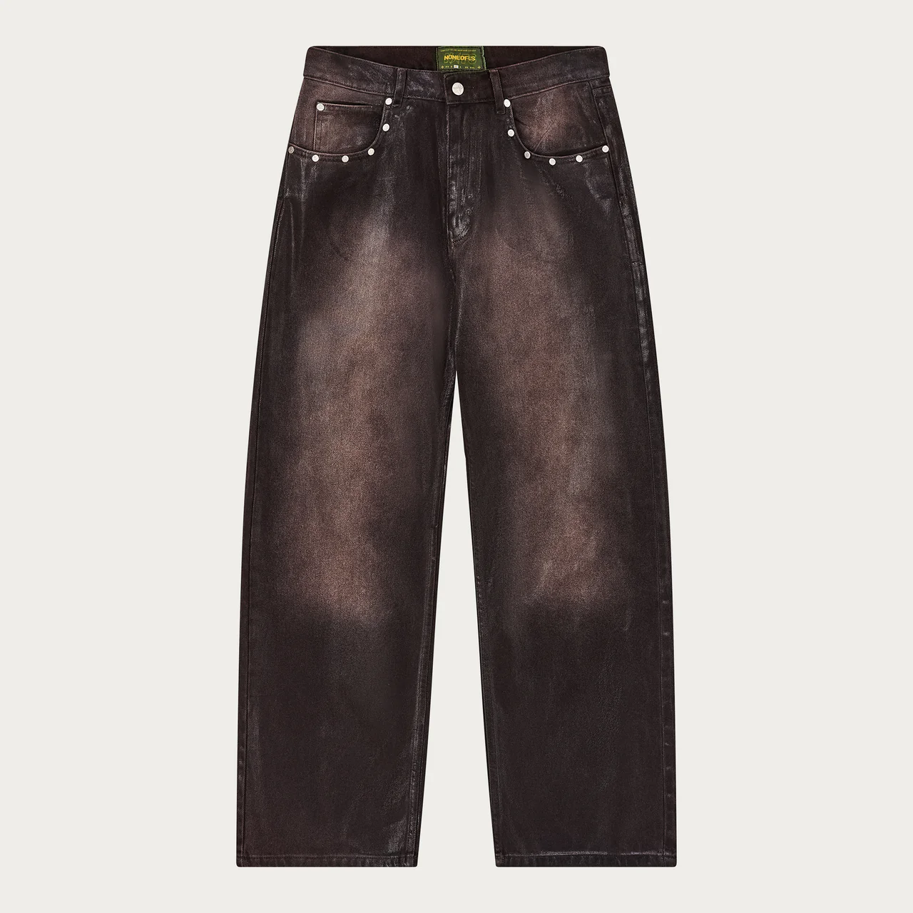 BROWN WAXED DENIM BROWN WAXED DENIM