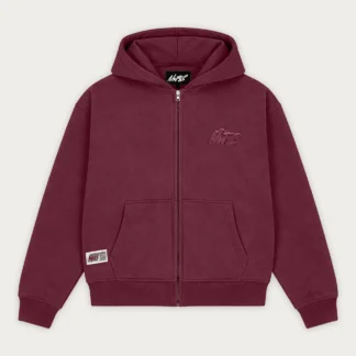 NOFS Purple Basic Zip Hoodie